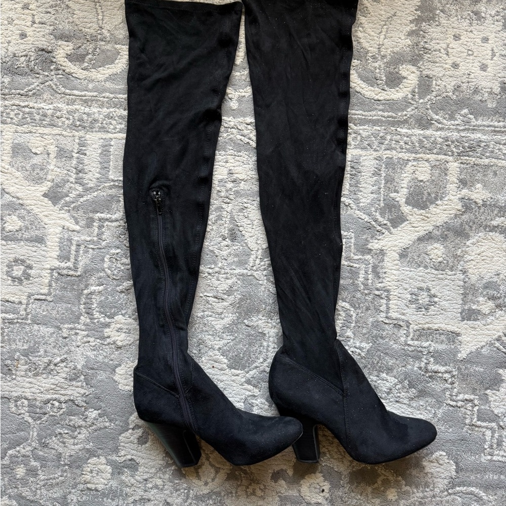 Black Over-the-Knee Boots